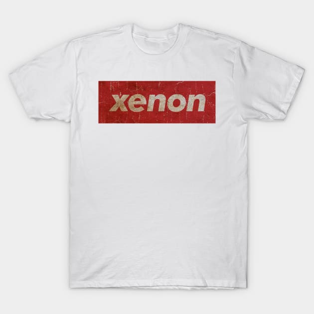 Xenon - SIMPLE RED VINTAGE T-Shirt by GLOBALARTWORD